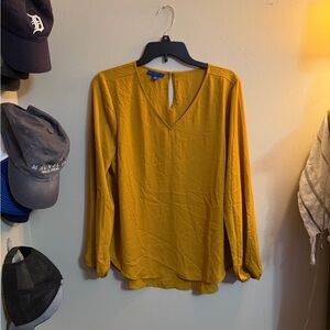 Apt. 9 Mustard Yellow Blouse